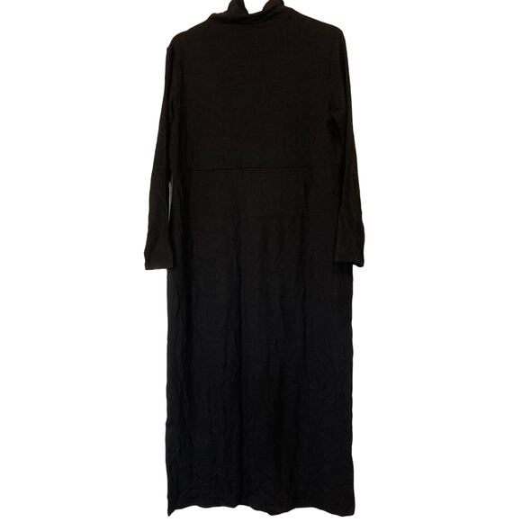 A623039 WOMEN WITH CONTROL Finespun Jersey Tummy Control Midi Dress Black XXS - Picture 4 of 6